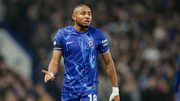 Christopher Nkunku of Chelsea seen during the UEFA...