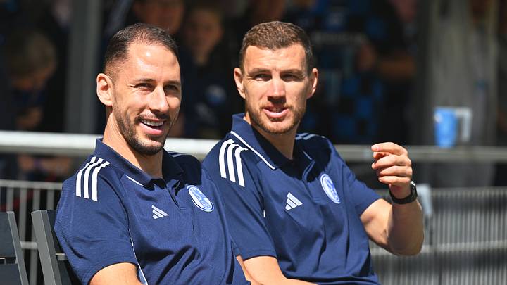 Nikola Katic und Edin Dzeko 