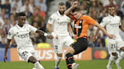 Shakhtar Donetsk e Real Madrid estão na zona de classificação do grupo F da Champions League