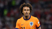 Joshua Zirkzee of Netherlands seen in action during the UEFA...