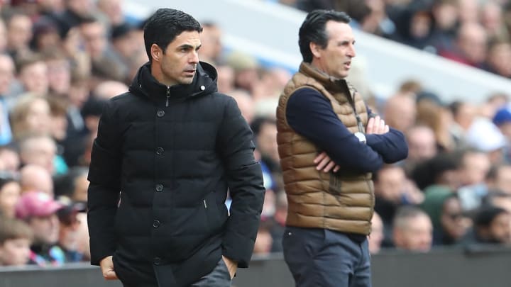 Unai Emery has typically gotten the better of Mikel Arteta