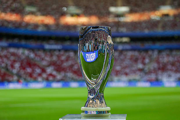UEFA Super Cup trophy.