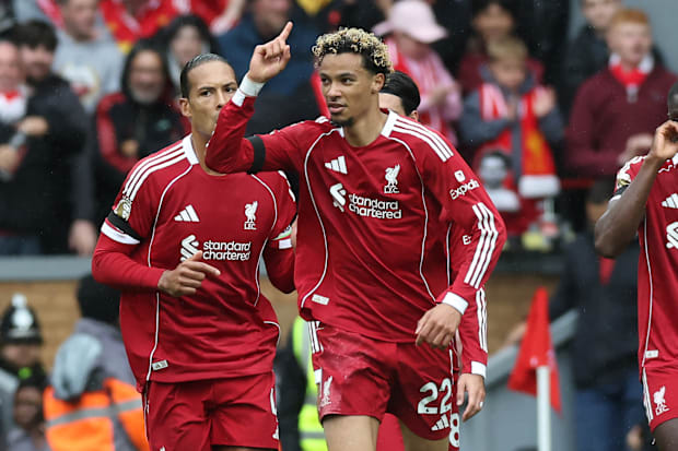 Liverpool striker Hugo Ekitiké