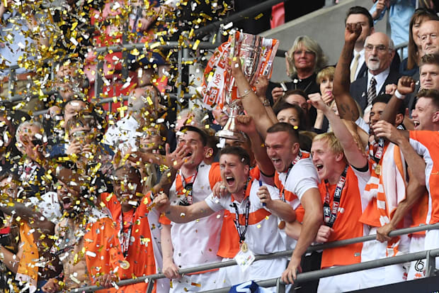 แบล็กพูลได้คว้าเพลย์ออฟลีกทูสามครั้ง