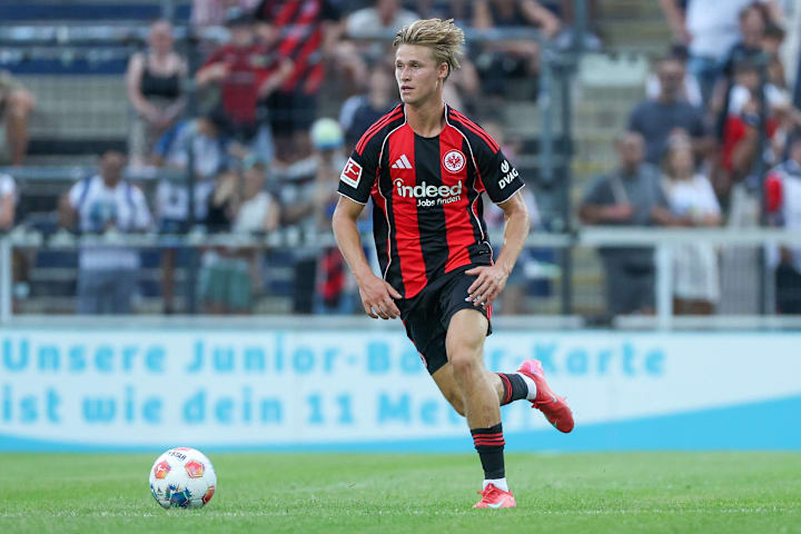 Noah Fenyö im Test gegen FSV Frankfurt
