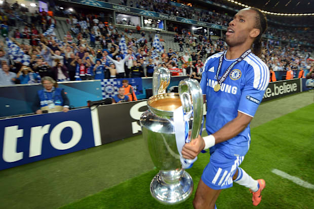 Didier Drogba, and Petr Cech, were Chelsea's heroes in 2012.