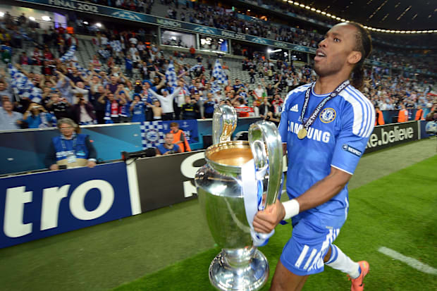 Didier Drogba, and Petr Cech, were Chelsea's heroes in 2012.