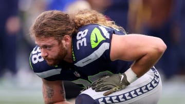 Brady Russell of the Seattle Seahawks