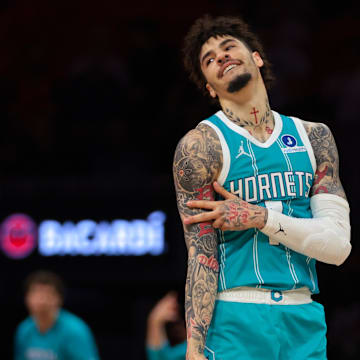 Charlotte Hornets guard LaMelo Ball.