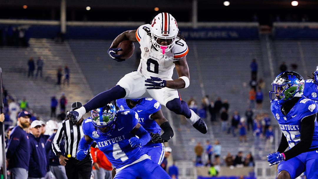 Auburn Tigers running back Damari Alston waited his turn behind Jarquez Hunter, and he's confident there will be no drop-off. 