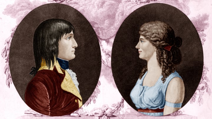 Napoleon and Joséphine on the occasion of their marriage.