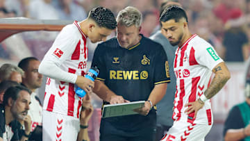 Jusuf Gazibegovic (re.) im Taktik-Austausch mit Lukas Kwasniok