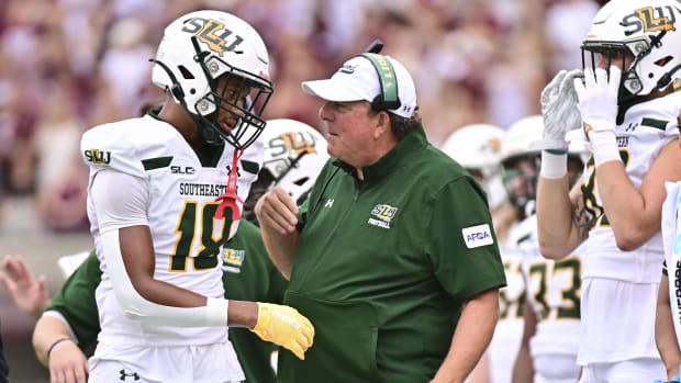 Southeastern Louisiana head coach Frank Scelfo