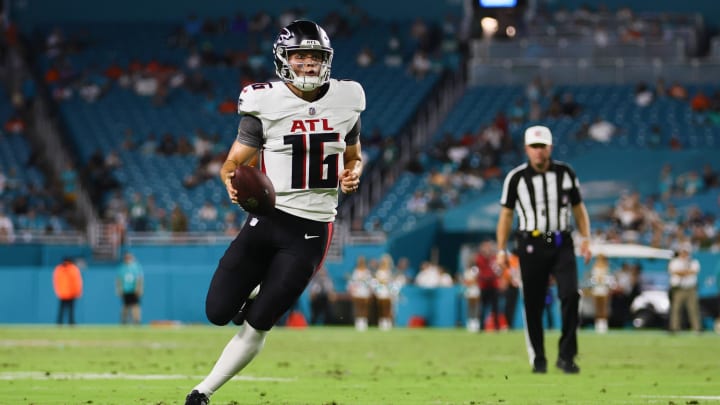 Former Atlanta Falcons quarterback Nathan Rourke landed on his feet with the B.C. Lions in the Canadian Football League.