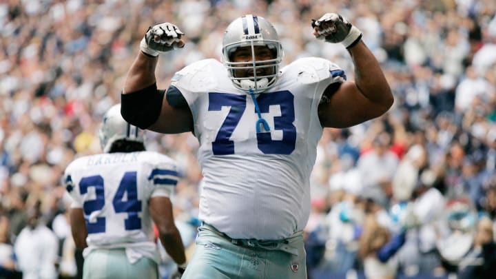 Dallas Cowboys guard (73) Larry Allen