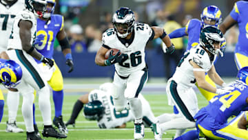 Philadelphia Eagles Saquon Barkley v Los Angeles Rams