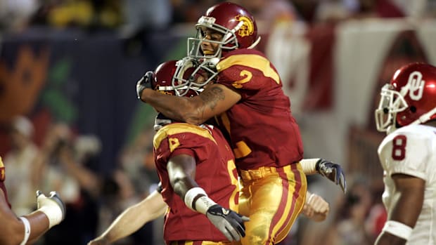 USC WR's Steve Smith and Dwayne Jarrett