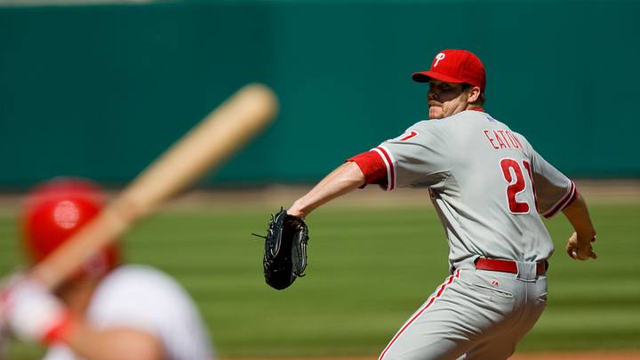 Former Philadelphia Phillies pitcher Adam Eaton