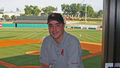 Current voice of Razorbacks baseball Phil Elson from his days with the Arkansas Travelers.