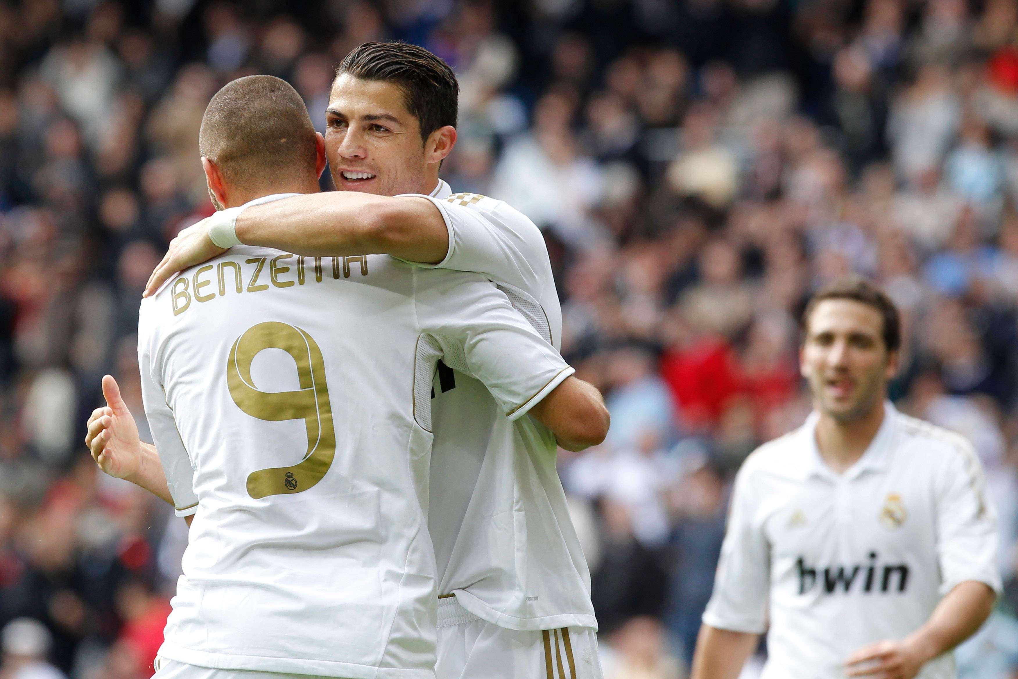 Benzema, Higuain e Ronaldo