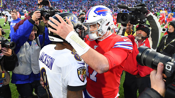 Josh Allen praised Lamar Jackson before the Bills-Ravens matchup on Sunday.
