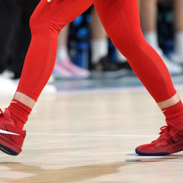Sabrina Ionescu wears the Nike Sabrina 2.