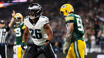 Philadelphia Eagles RB Saquon Barkley vs. Packers