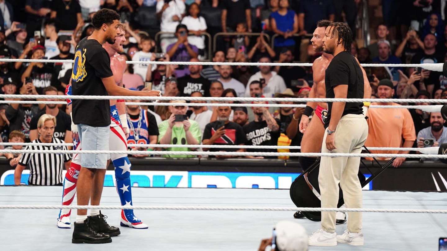 NBA Stars Tyrese Haliburton and Jalen Brunson Face Off in WWE SmackDown Drama