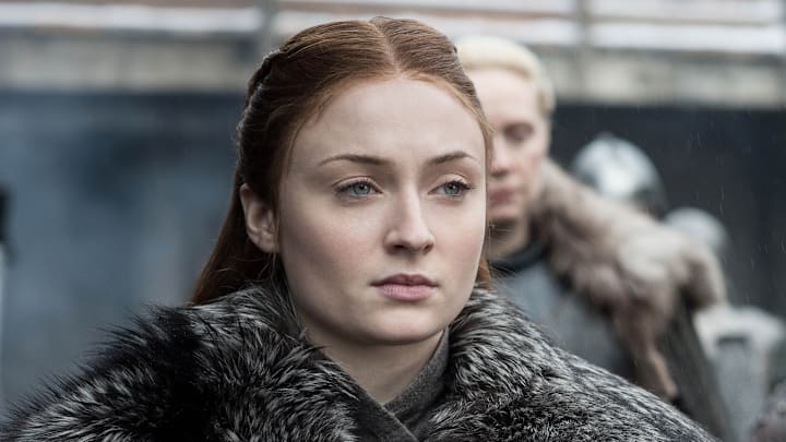 Sophie Turner as Sansa Stark in Game of Thrones.
