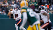 Chicago Bears quarterback Caleb Williams (18) throws the ball against the Green Bay Packers on Sunday, January 5, 2025, at Lambeau Field in Green Bay, Wis. 

Tork Mason/USA TODAY NETWORK-Wisconsin