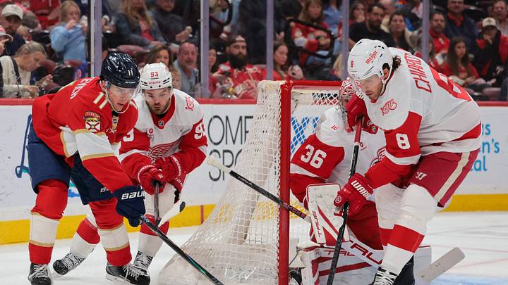 Detroit Red Wings defenseman Ben Chiarot ( Mandatory Credit: Sam Navarro-Imagn Images Detroit Red Wings defenseman Ben Chiarot ( Mandatory Credit: Sam Navarro-Imagn Images