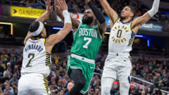Indiana Pacers Boston Celtics Jaylen Brown Andrew Nembhard Tyrese Haliburton