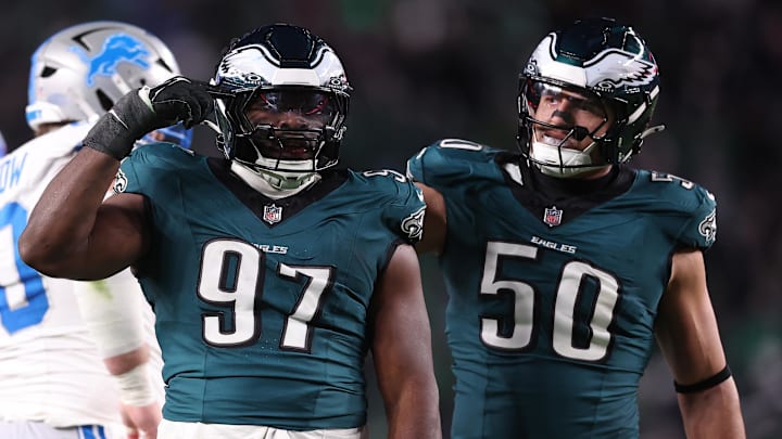 The Philadelphia Eagles defense faces the Las Vegas Raiders in Week 15.