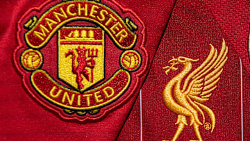 The Club Badges of Arsenal, Liverpool and Manchester United