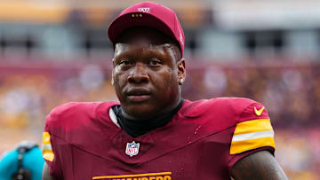 Washington Commanders offensive tackle Laremy Tunsil