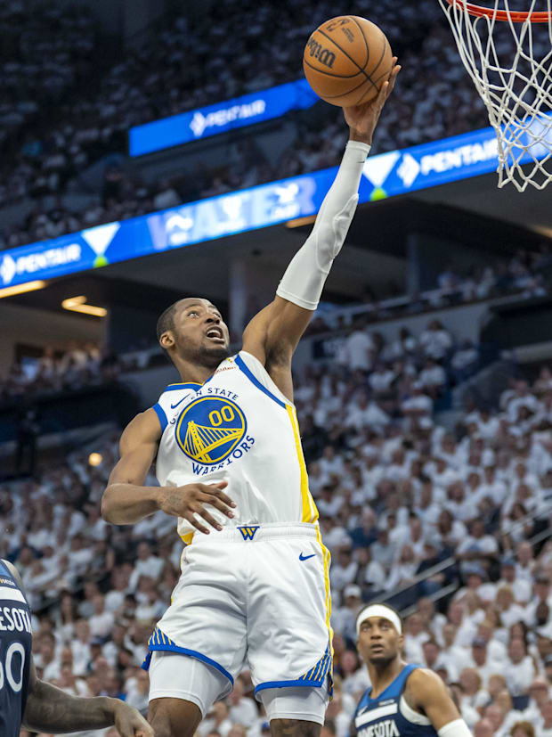 Golden State Warriors forward Jonathan Kuminga