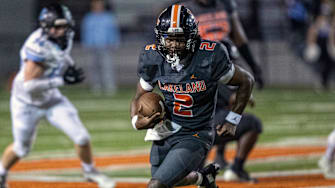 Lakeland quarterback Kelin Hendrix (2) runs for a big gain against Ponte Vedra in the Class 5A state semifinals on Dec. 5. The Dreadnaughts won 40-13 to earn a berth in the state championship game against Fort Lauderdale St. Thomas Aquinas on Wednesday, Dec. 11, at FIU in Miami,