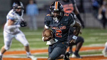 Lakeland quarterback Kelin Hendrix (2) runs for a big gain against Ponte Vedra in the Class 5A state semifinals on Dec. 5. The Dreadnaughts won 40-13 to earn a berth in the state championship game against Fort Lauderdale St. Thomas Aquinas on Wednesday, Dec. 11, at FIU in Miami,