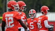 The Browns still don't have a leader in their quarterback competition between Shedeur Sanders, Joe Flacco, Dillon Gabriel and Kenny Pickett.