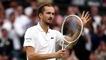 Daniil Medvedev at Wimbledon 2024