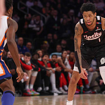 Portland Trail Blazers guard Anfernee Simons.