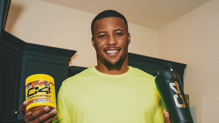 Saquon Barkley for C4 Sport Pre-Workout