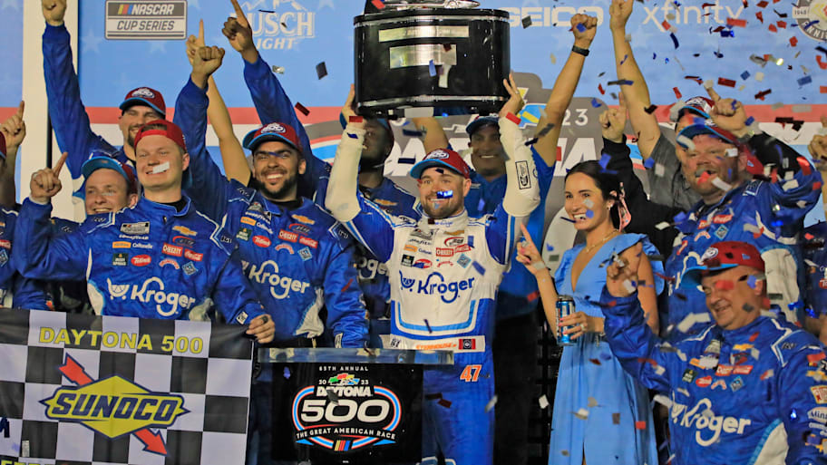Daugherty calls his win at the Daytona 500 with Stenhouse Jr. in 2023 a career achievement.