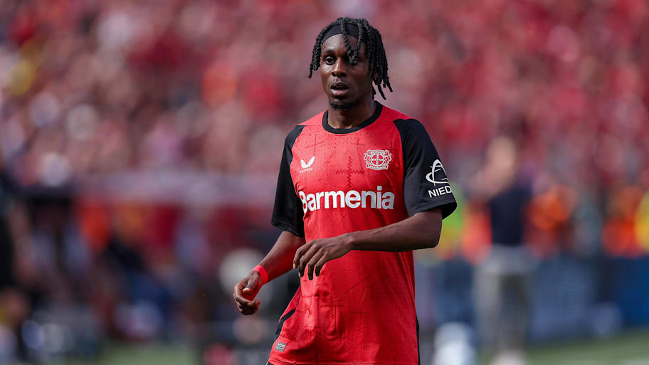 Bayer Leverkusen defender Jeremie Frimpong