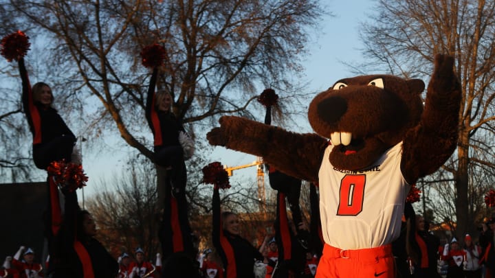 Oregon State University wants a design that better aligns with its mascot and current brand.

Civil War Pregame