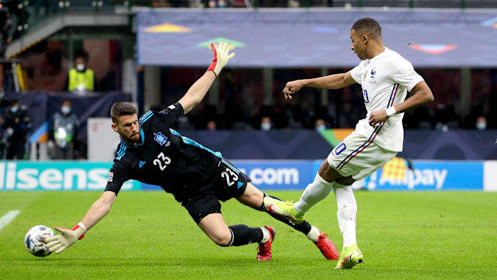Gol de Mbappé que subió correctamente al marcador. Gol de Mbappé que subió correctamente al marcador.