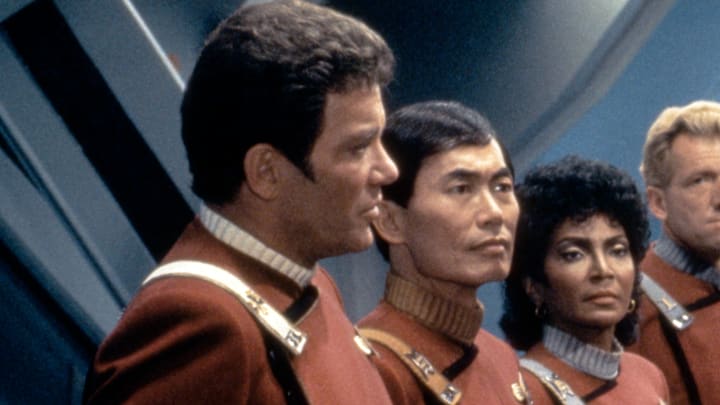 On the set of Star Trek III: The Search for Spock
