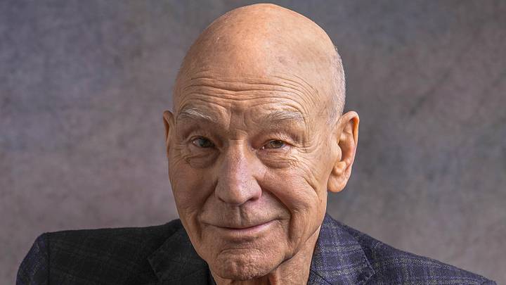 Feb 8, 2023; West Hollywood, Calif., USA: Actor Patrick Stewart poses for a portrait for USA TODAY the London West Hollywood Hotel. Stewart stars in the Paramount+ series \"Star Trek:Picard\" which debuts season three on Feb. 16, 2023. Stewart plays the title character Jean-Luc Picard the captain of the starship Enterprise. Mandatory Credit: Robert Hanashiro-USA TODAY NETWORK