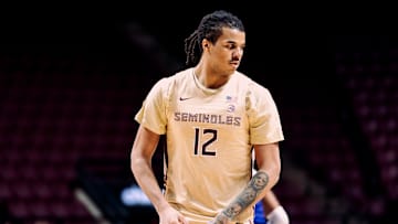 Tallahassee, Florida - Florida State basketball forward Malique Ewin against the Western Carolina Catamounts (Nov 26, 2024)