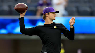 Minnesota Vikings quarterback J.J. McCarthy